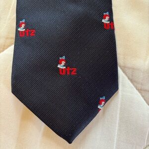 Vintage Utz Potato Chip Little Utz Girl Logo Necktie